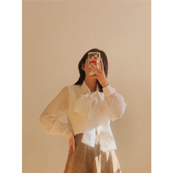 ÁO SƠ MI THE 19 CLUB VOAN TƠ PHỐI NƠ TIỂU THƯ ÁO KIỂU SIÊU XINH