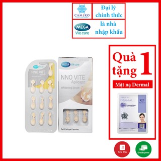 [Tặng mặt nạ] Serum dưỡng trắng, ngăn ngừa sạm nám NNO Vite Aplicapz Whitening serum 30 viên
