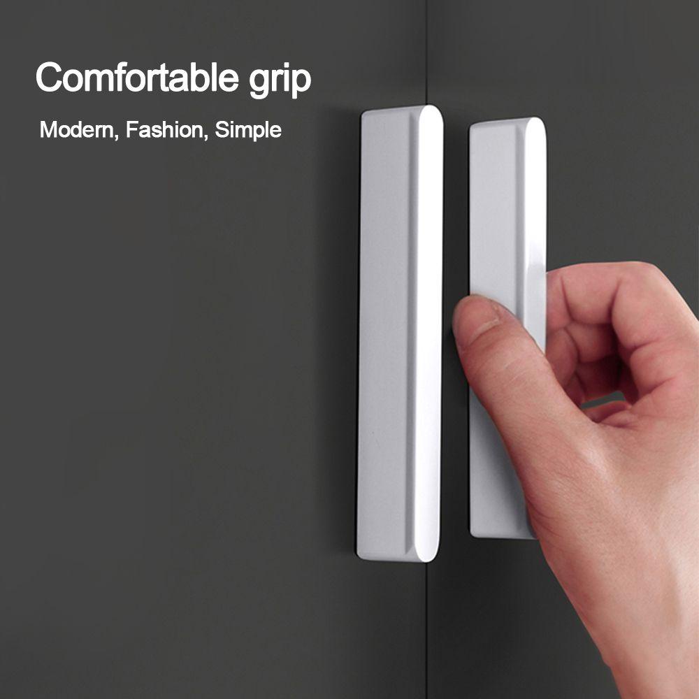 GOGOUP Tay Nắm Ngăn Kéo Tủ Bằng Hợp Kim Nhôm Màu Trắng