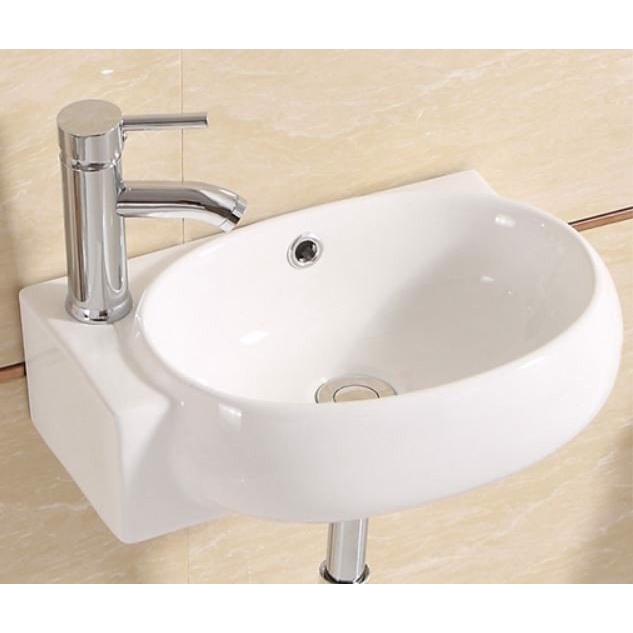 Chậu lavabo mini treo góc hoặc thẳng phong cách tinh tế