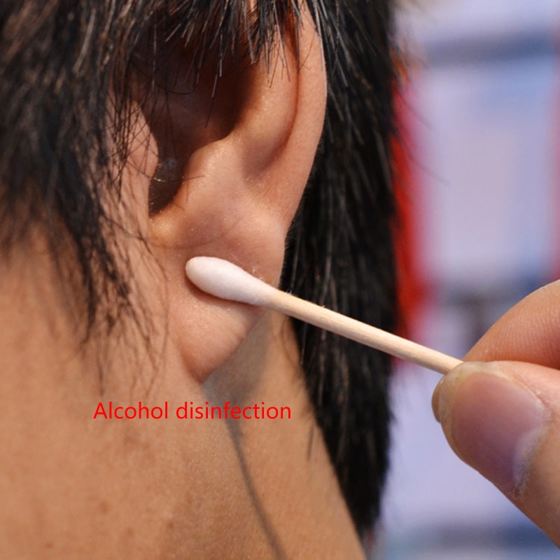 Bộ Khuyên Xỏ Tai Bằng Thép Không Gỉ Chuyên Nghiệp