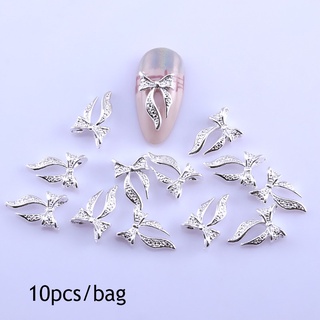Bộ 10 HạT ĐíNh Trang Trí MóNg HìNh Nơ 3D