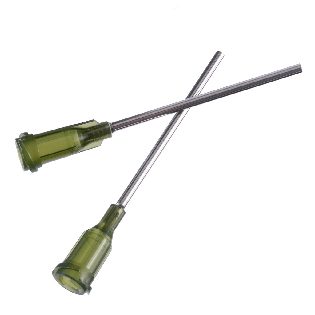 Set 10 đầu ống kim tiêm 1.5 inch 14 gauge khóa kim luer