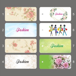 Tag giá, thẻ tag quần áo 100 cái (có 8 mẫu)