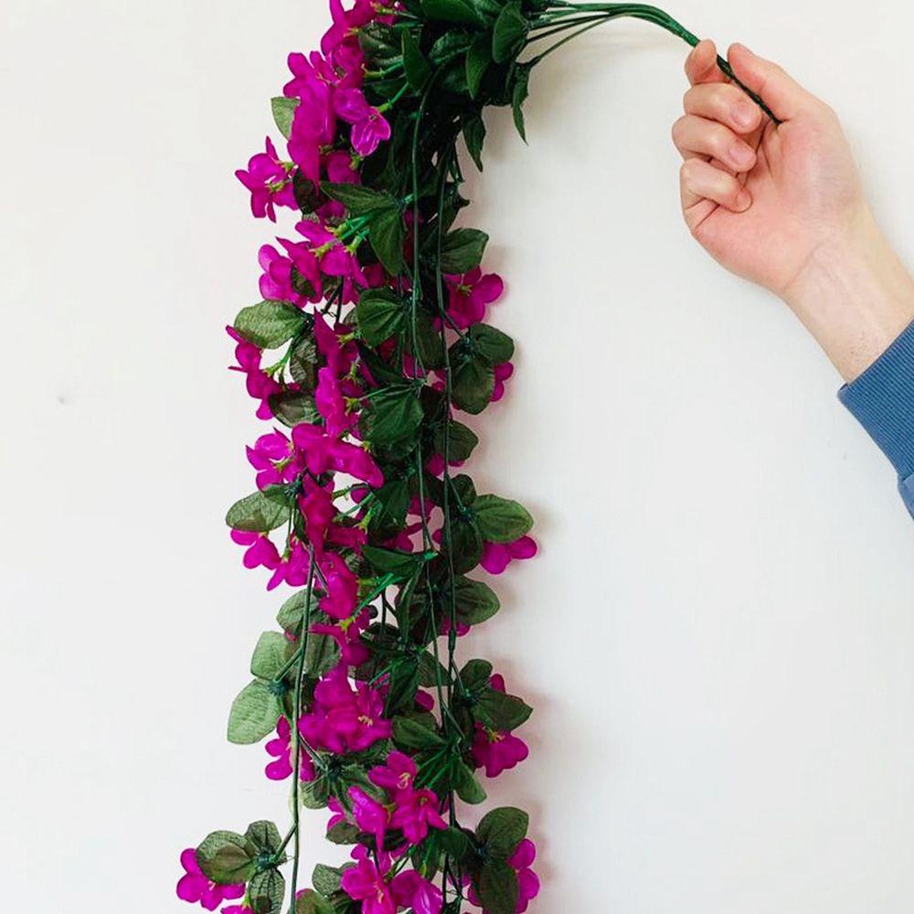 Giỏ Hoa Lan Nhân Tạo Treo Tường Trang Trí Nhà Cửa / Tiệc Cưới DIY
