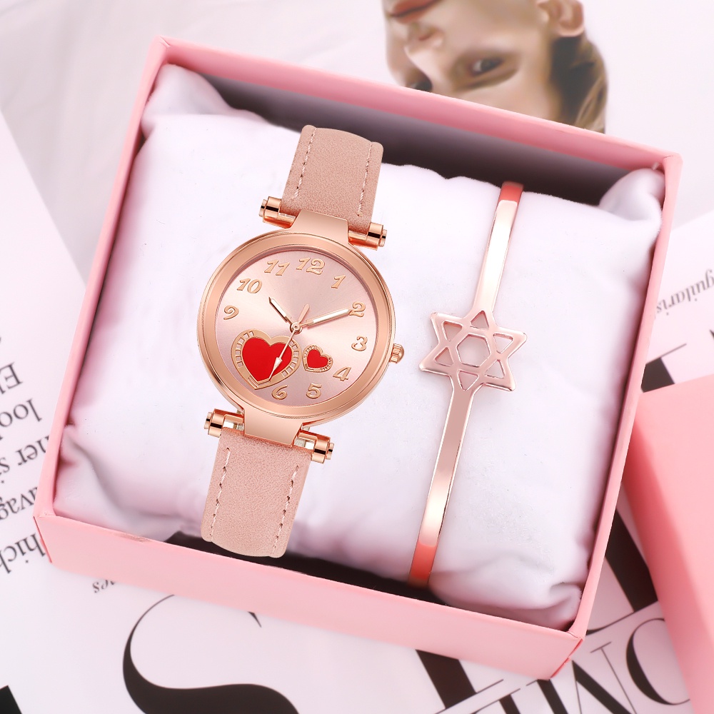 Đồng hồ nữ Quartz Đồng hồ Analog Dây da Đồng hồ nữ thông thường