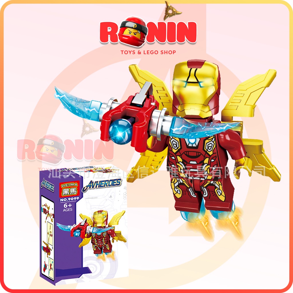 Lắp Ráp Lego Minifigures Nhân Vật Siêu Anh Hùng Mavel / DC