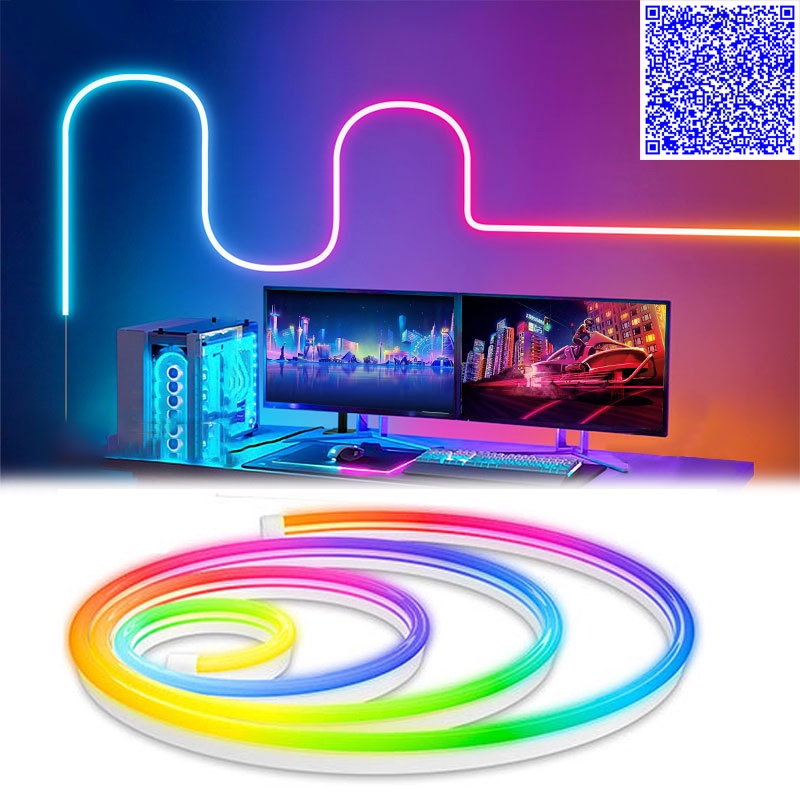 LED NEON  FULL MÀU WS2811 12X6MM 72LED/MÉT 96LED/MÉT ĐIỆN ÁP 12V