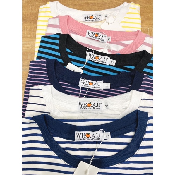 ÁO THUN SỌC TAY NGẮN