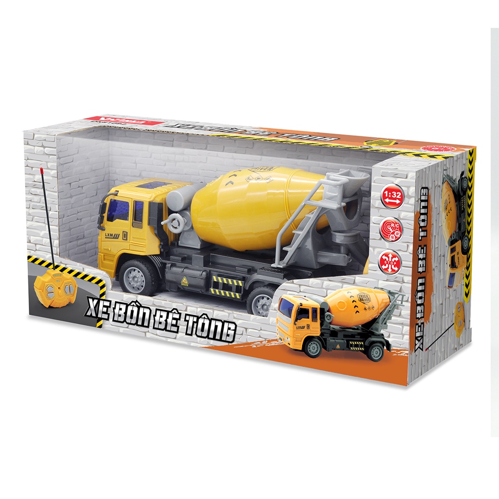 Đồ Chơi Duka: Xe Bồn Bê Tông - Điều Khiển Từ Xa, DK 81092