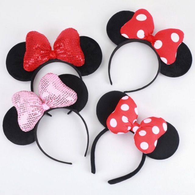 - CÀI TÓC NƠ - MICKEY DISNEY LOẠI TO CUTE CHO BÉ - BĂNG ĐÔ MICKEY - BỜM MICKEY