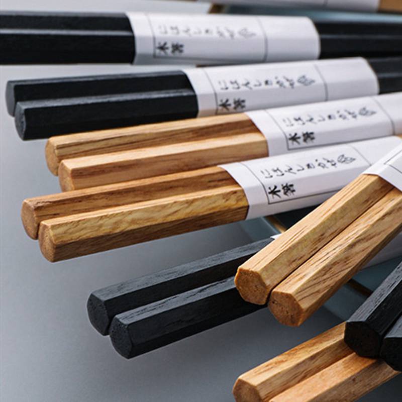 Đôi Đũa Tre Thiết Kế Khớp Nối Hình Lục Giác Phong Cách Nhật Bản
