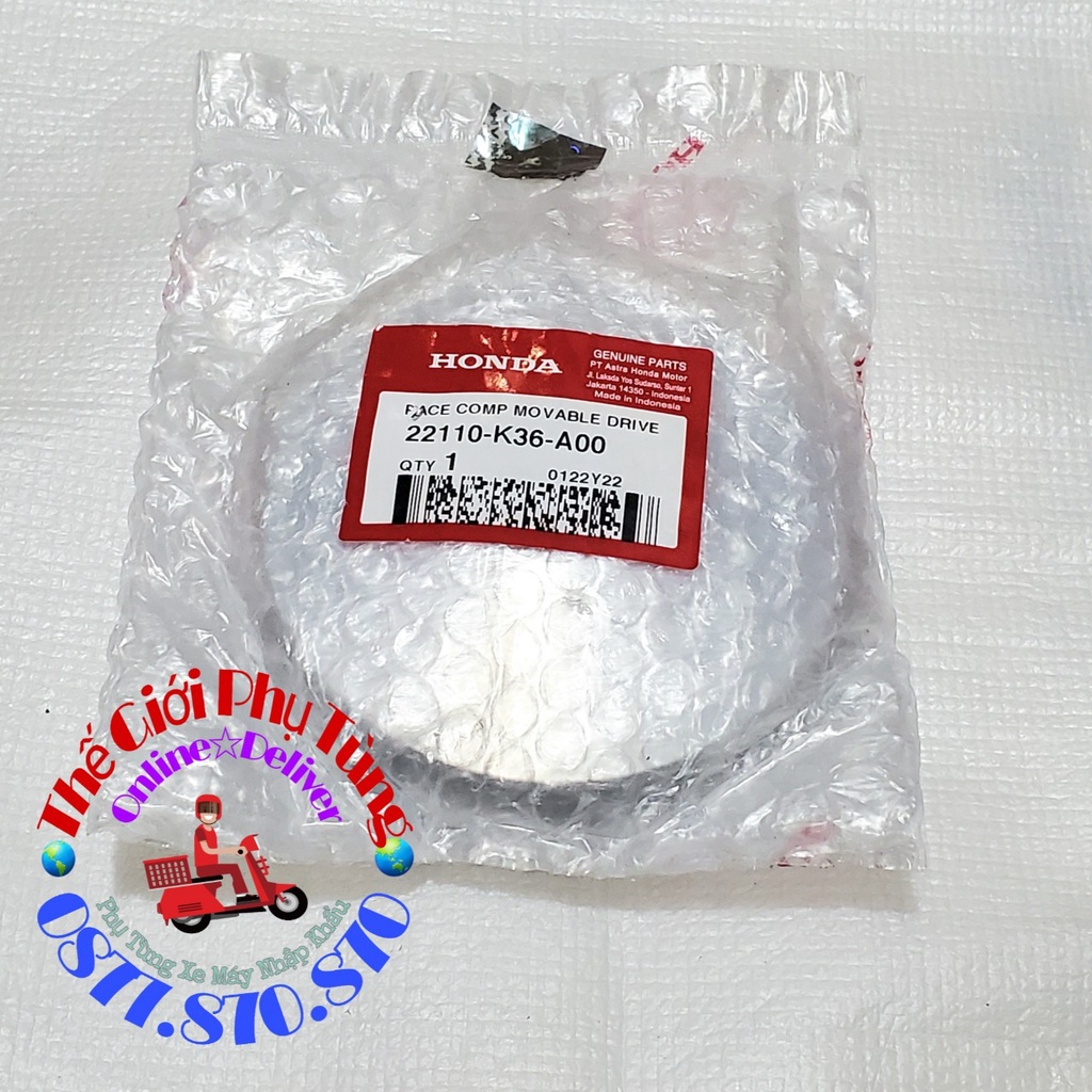 Bộ chén bi cánh quạt Vario zin mới hàng nhập khẩu- 22102-KZR-600/ 22110-K36-A00