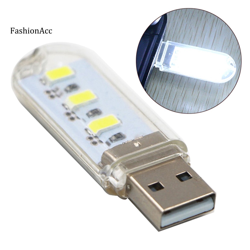 Đèn Led Usb 3 Bóng 5v Hình Chữ U Dành Cho Bàn Phím Máy Tính