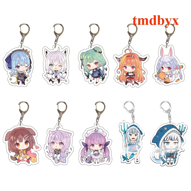 Móc Khóa Dễ Thương Hololive Vtuber Q Version Inugami Korone Shirakami Fubuki Usada Pekora Minato Aqua