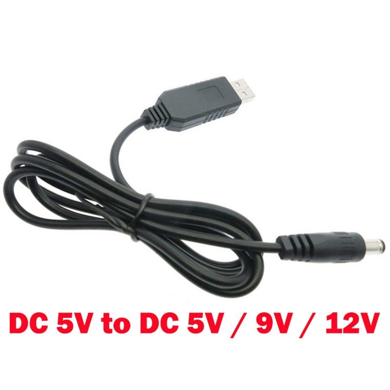 Dây cáp USB chuyển đổi từ DC 5V sang DC 9V / 12V