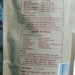 1kg sắc mộc trà (trà ngũ cốc thảo mộc)