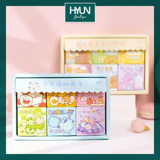 300 Sticker dán - hình dán dễ thương theo chủ đề Hyun Boutique hoặc Hộp lẻ 50 sticker - 3