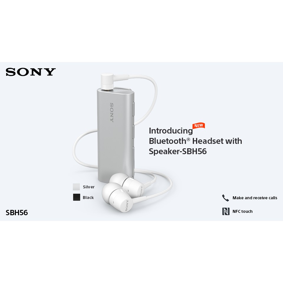 Tai nghe Bluetooth Sony SBH56- Bảo hành 12 tháng chính hãng Sony