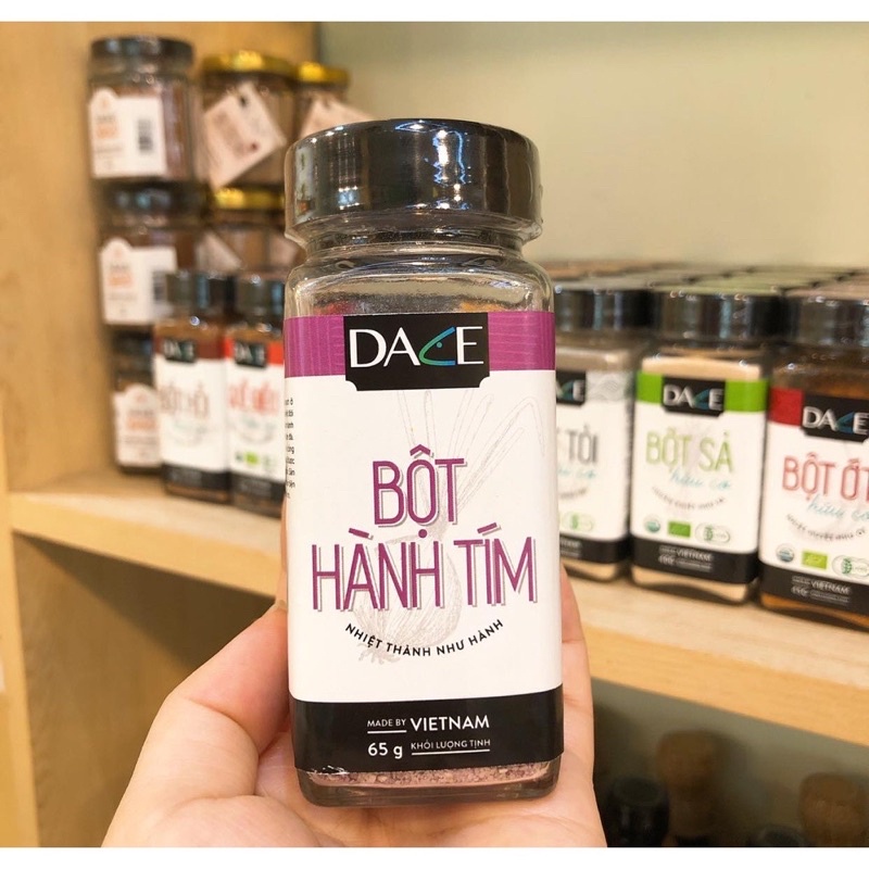 Bột hành tím hữu cơ Dace (65g)