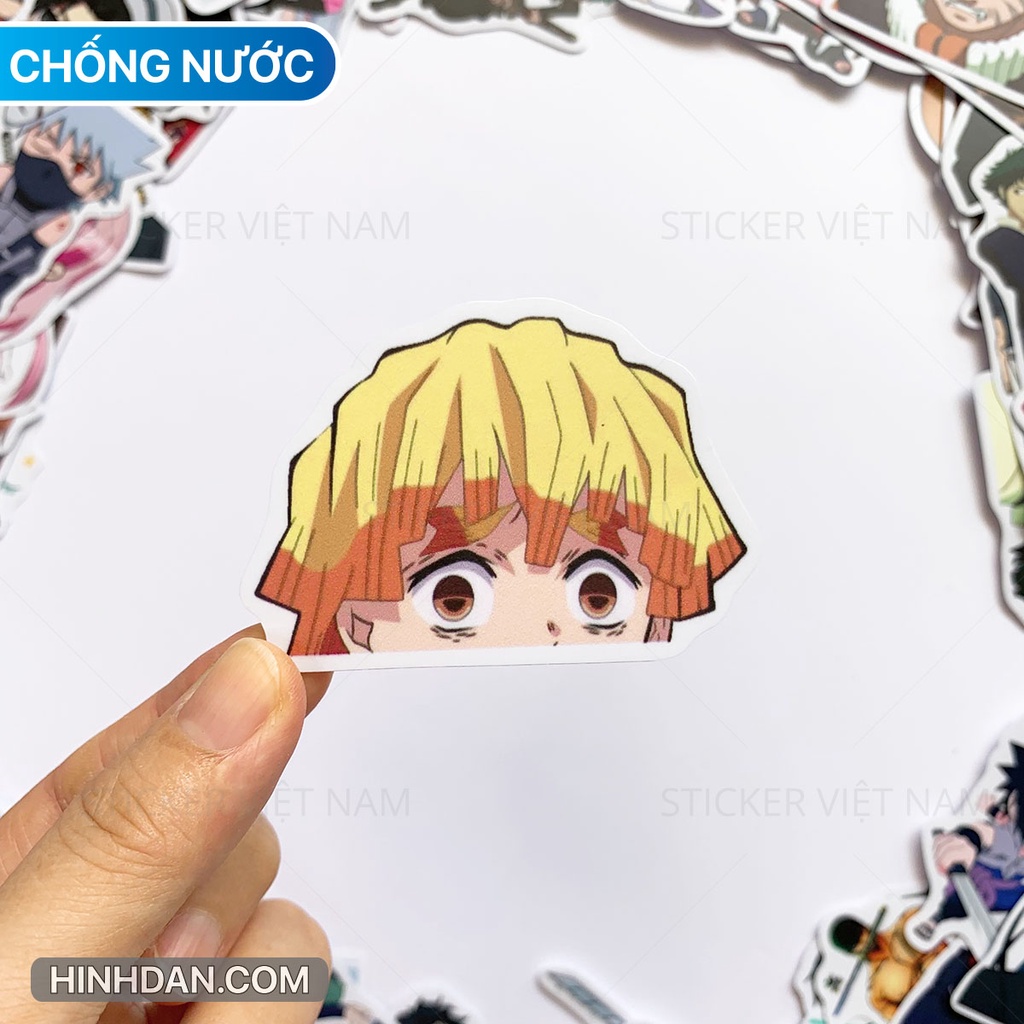 ANIME Sticker - Chủ đề Manga truyện tranh Nhật Bản - Chất liệu PVC chất lượng cao chống nước - Kích thước 4-8cm