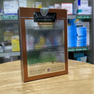 GÓI NHUỘM TÓC SHITINSOF HÁN PHƯƠNG NÂU hạt dẻ