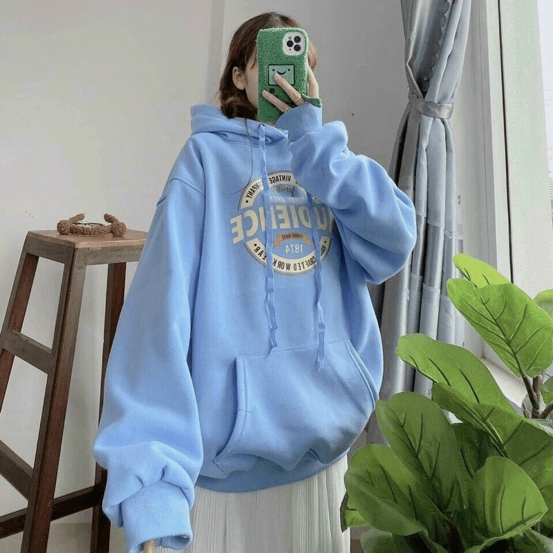 Áo Khoác Hoodie Kiểu Hoodie Chui Đầu AUDIENCE 1874 Có Túi Trước Bụng Siu Hot