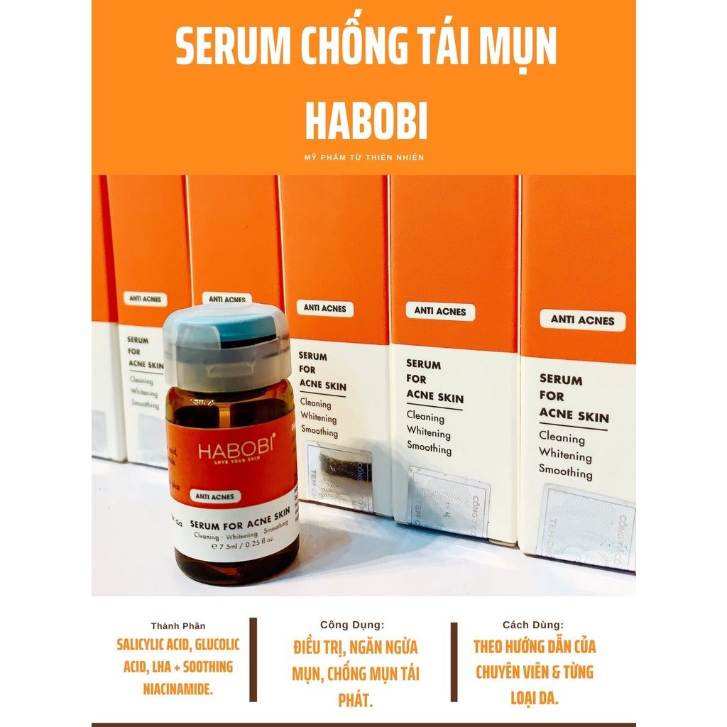[Ảnh thật] SERUM ỨC CHẾ MỤN HABOBI