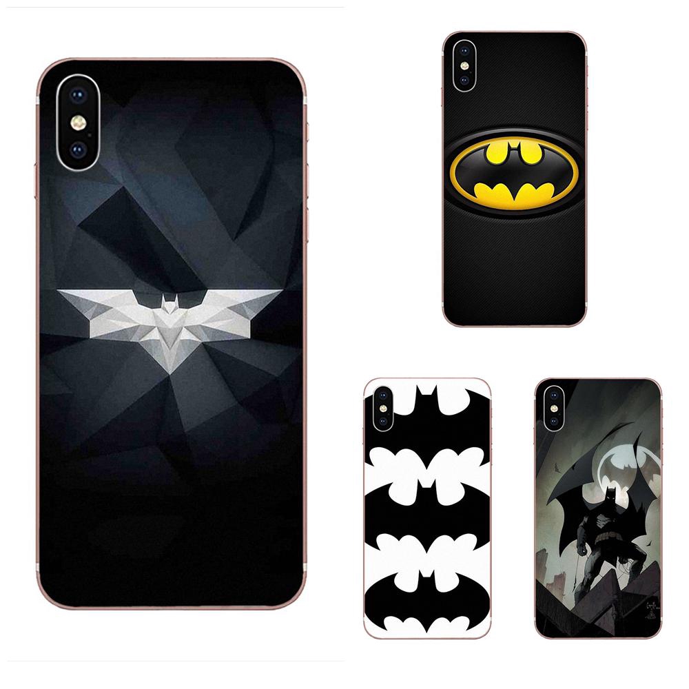 Ốp Lưng Nhựa Tpu Mềm In Logo Batman Cho Samsung Galaxy J3 J5 J6 J7 Note 8 S6 S7 S8 S9 S10 Edge Plus 2016 2017 2018