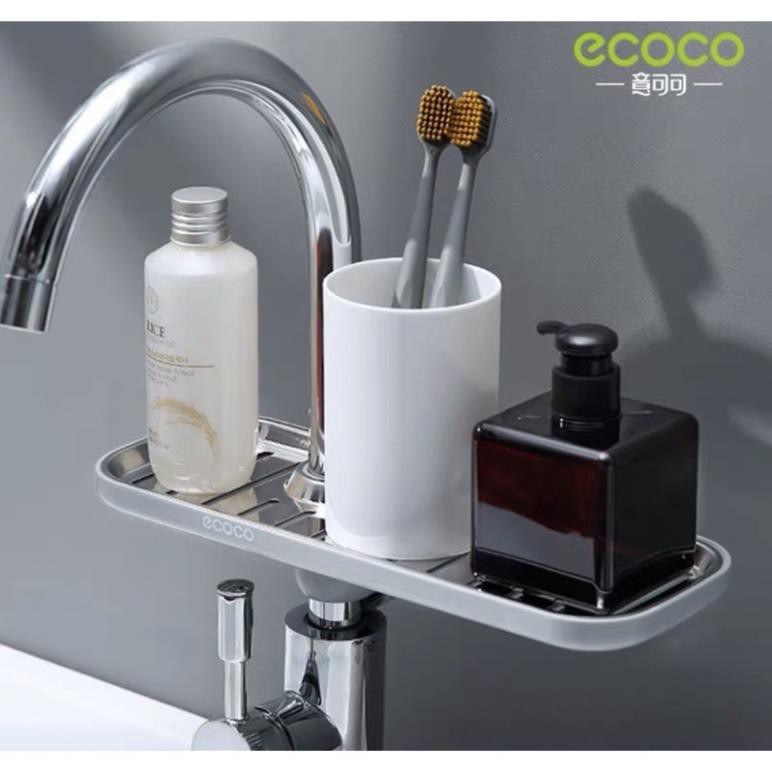 khay cheo vòi nước để xà phòng,cọ rửa bát đĩa nước rửa bát inox 100% cao cấp