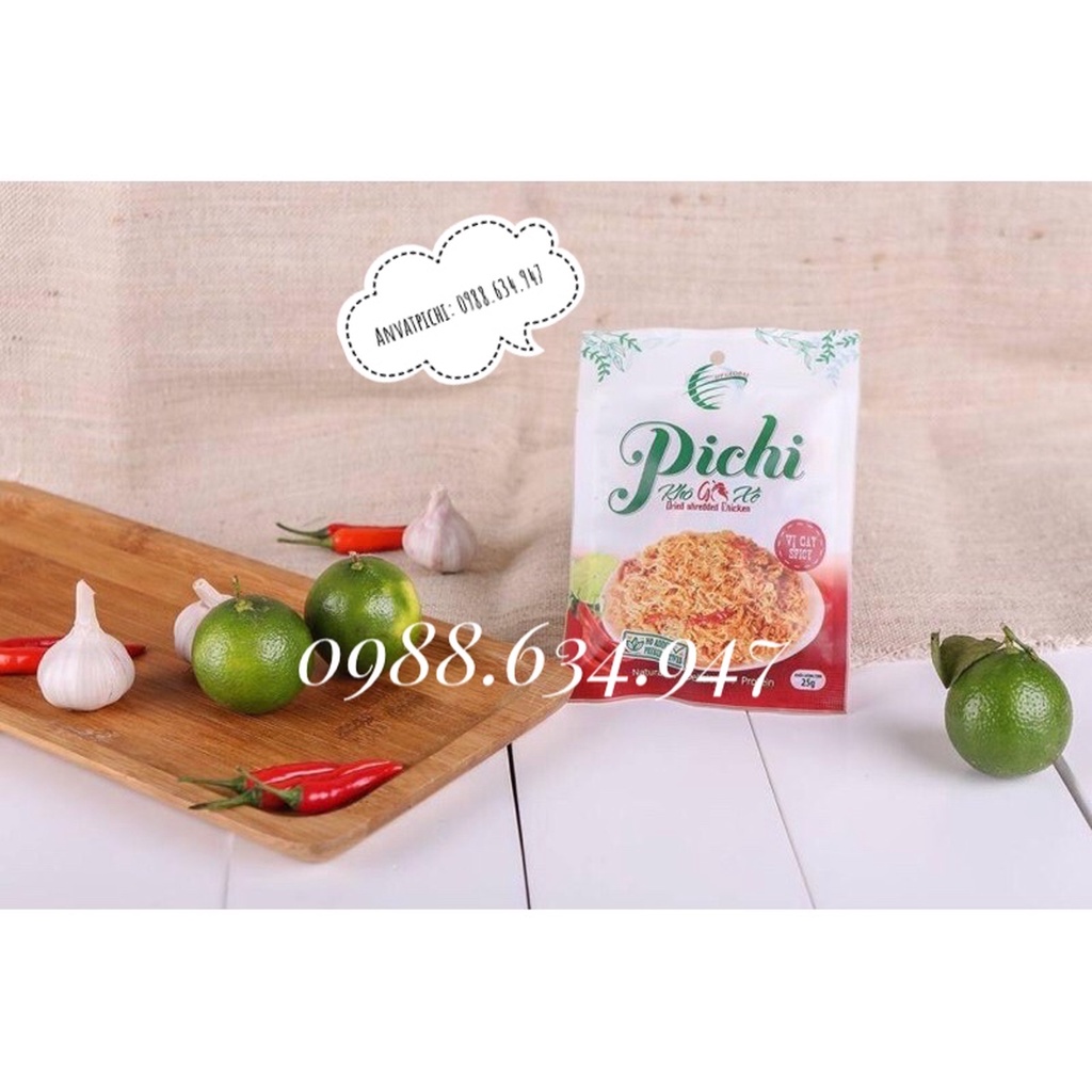 [HÀNG CHÍNH HÃNG] Khô gà xé cay Pichi 25g | BigBuy360 - bigbuy360.vn