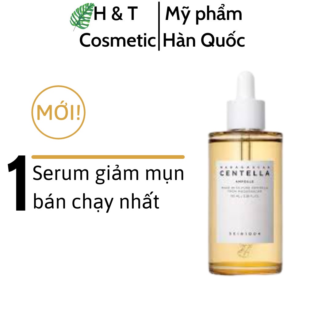 Serum Centella tinh chất rau má Skin1004 Hàn Quốc cấp ẩm dưỡng trắng giảm mụn phục hồi da giúp da mềm mịn