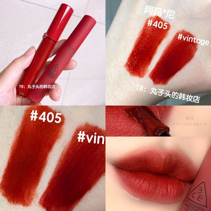 Son Kem Lì 3CE Smoothing Lip Tint Trendy Lâu Trôi Mềm Mượt