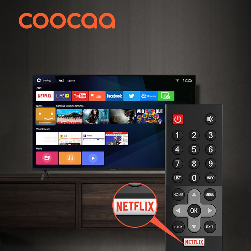 [Mã ELCOOSEP giảm 5% đơn 3TR] Smart Tivi Netflix 4K UHD Coocaa 50 inch - Model 50S3N - Miễn phí lắp đặt