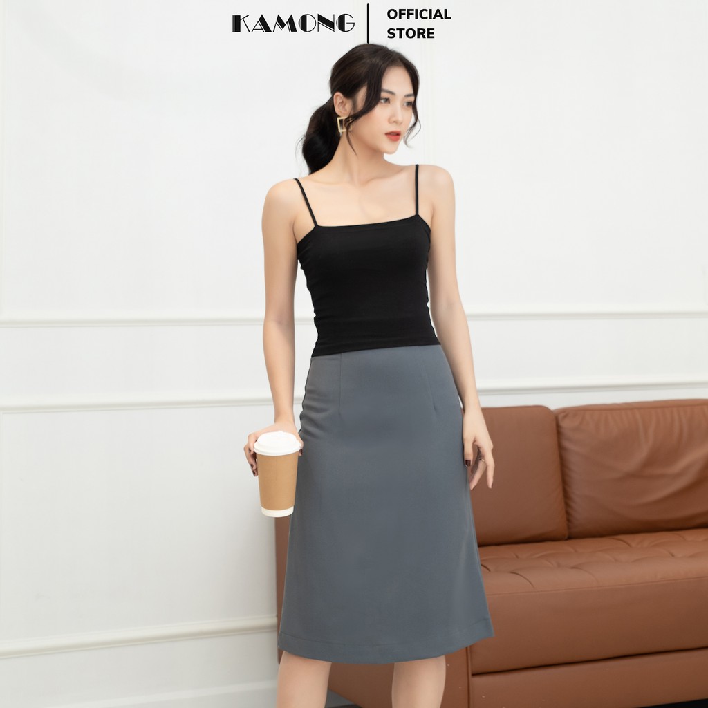 Áo hai dây thun nữ cao cấp KAMONG vải cotton 100% co dãn tốt A133 | BigBuy360 - bigbuy360.vn