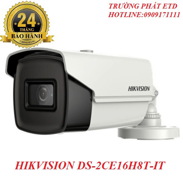Camera HD-TVI Hikvision DS-2CE16H8T-IT - 5MP
