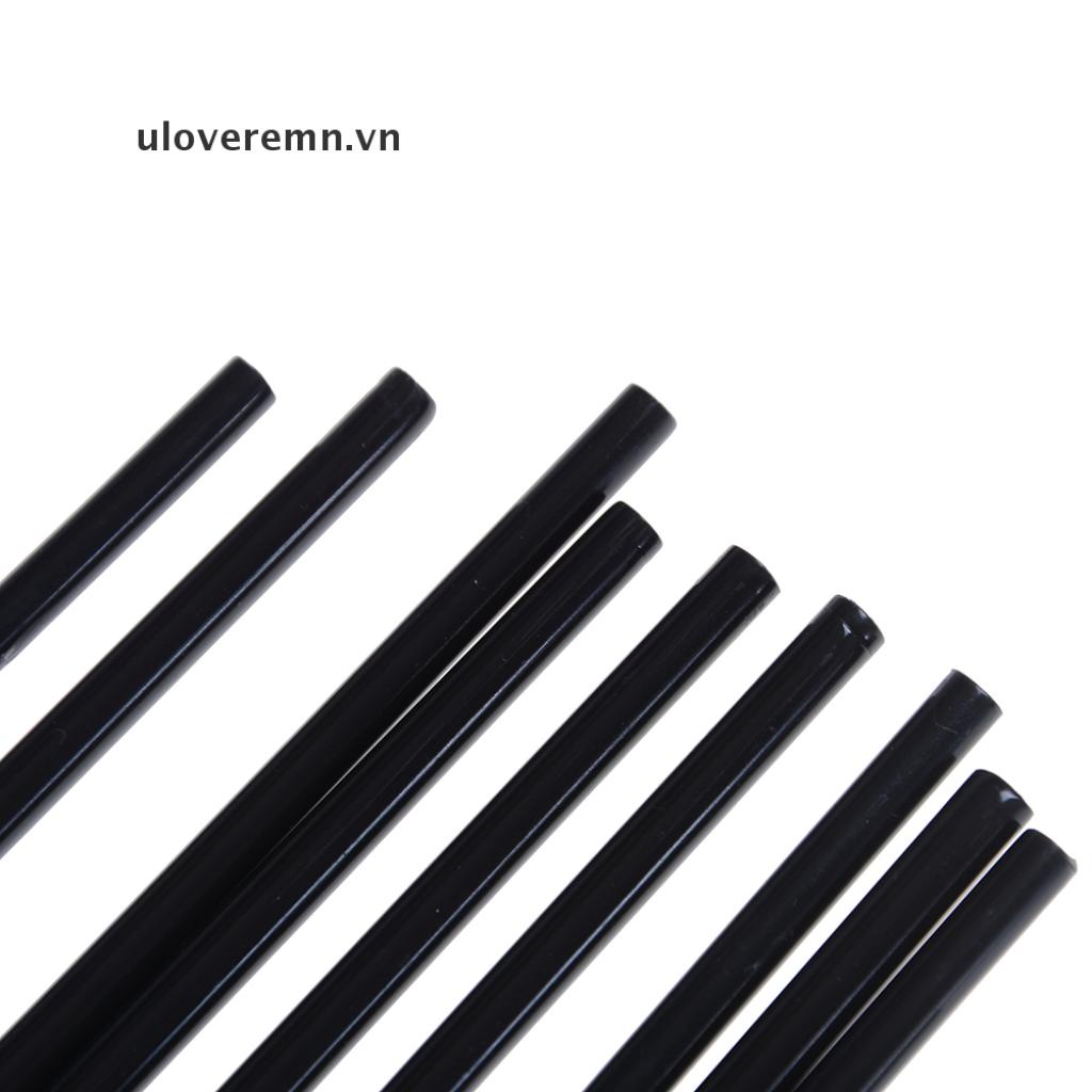 Set 10 Que Keo Nóng Chảy Màu Đen 7 * 190mm Dùng Để Sửa Chữa Súng Bắn Keo