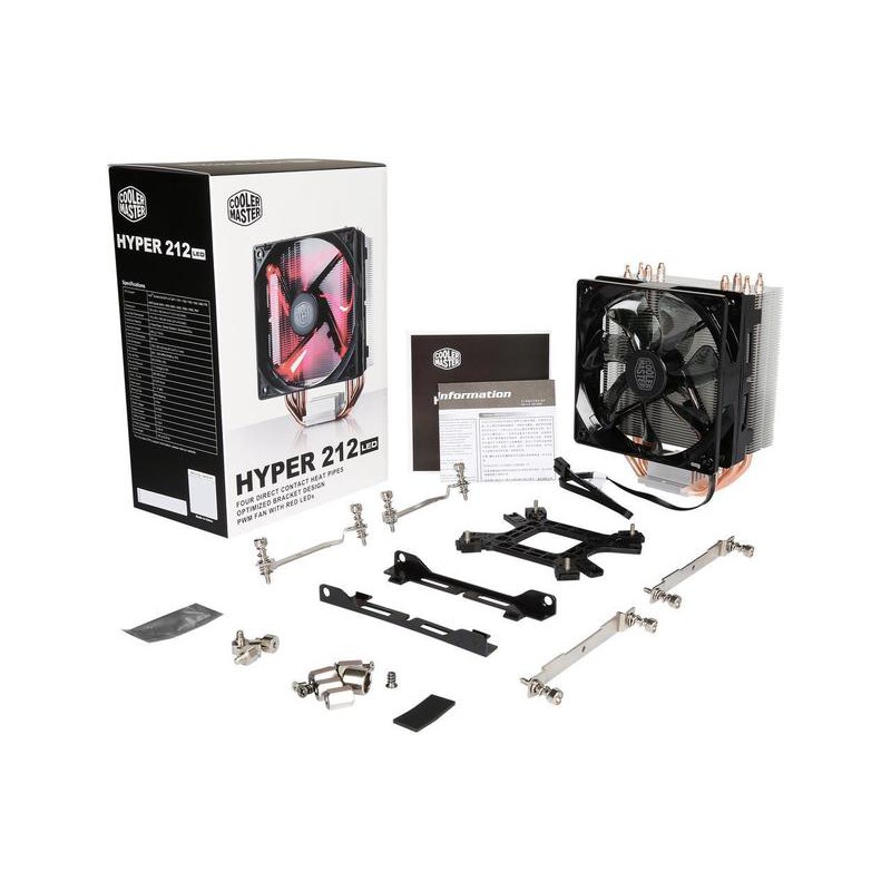 Quạt tản nhiệt CPU Cooler Master Hyper 212 Led  - Hàng nhập Mỹ