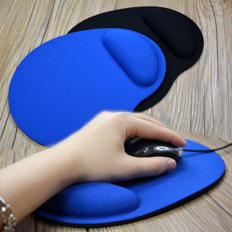 1 Miếng Lót Cổ Tay Sử Dụng Chuột Máy Tính Bằng EVA Màu Trơn Thoải Mái Chống Trượt Cho PC/Laptop
