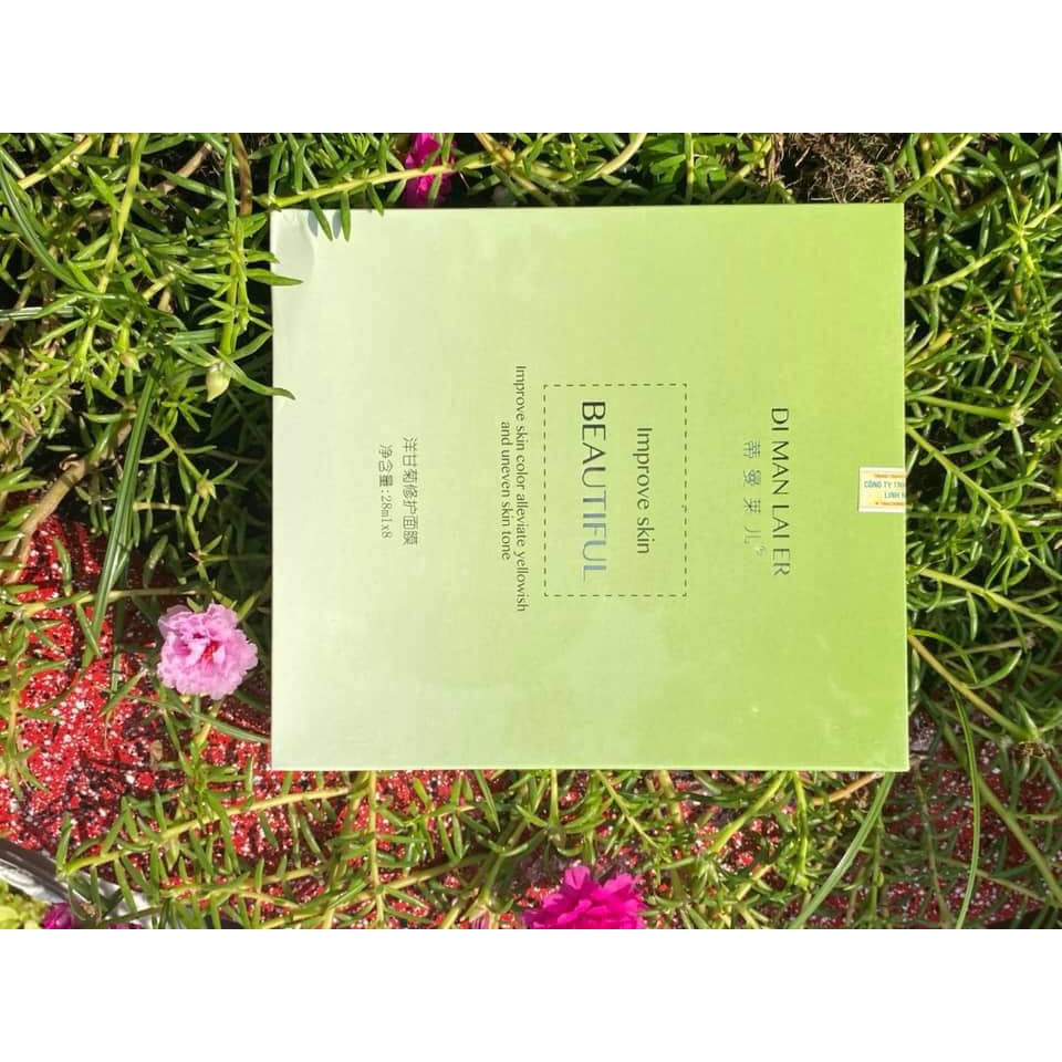 Mặt Nạ Đông Trùng Hạ Thảo Dưỡng Da, Dưỡng Ẩm Hộp 8 Miếng