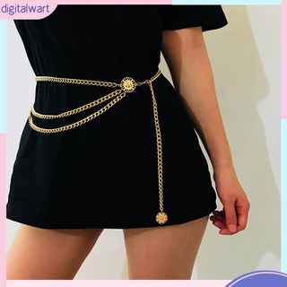 Thắt Lưng Dây Xích Nhiều Lớp Thời Trang Cho Nữ