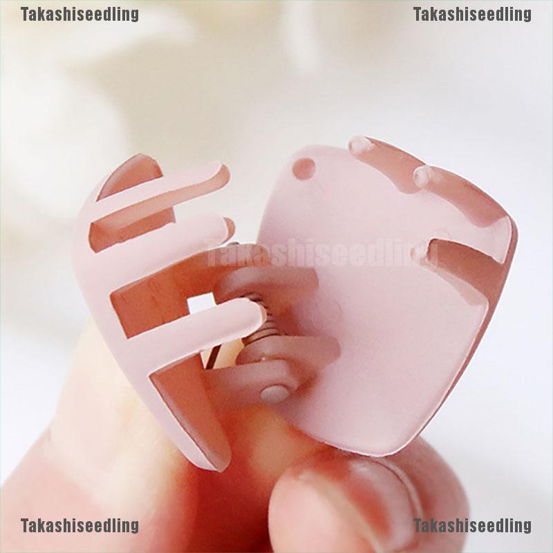 Bộ 5 Kẹp Tóc Màu Trơn Thiết Kế Đơn Giản Cho Nữ