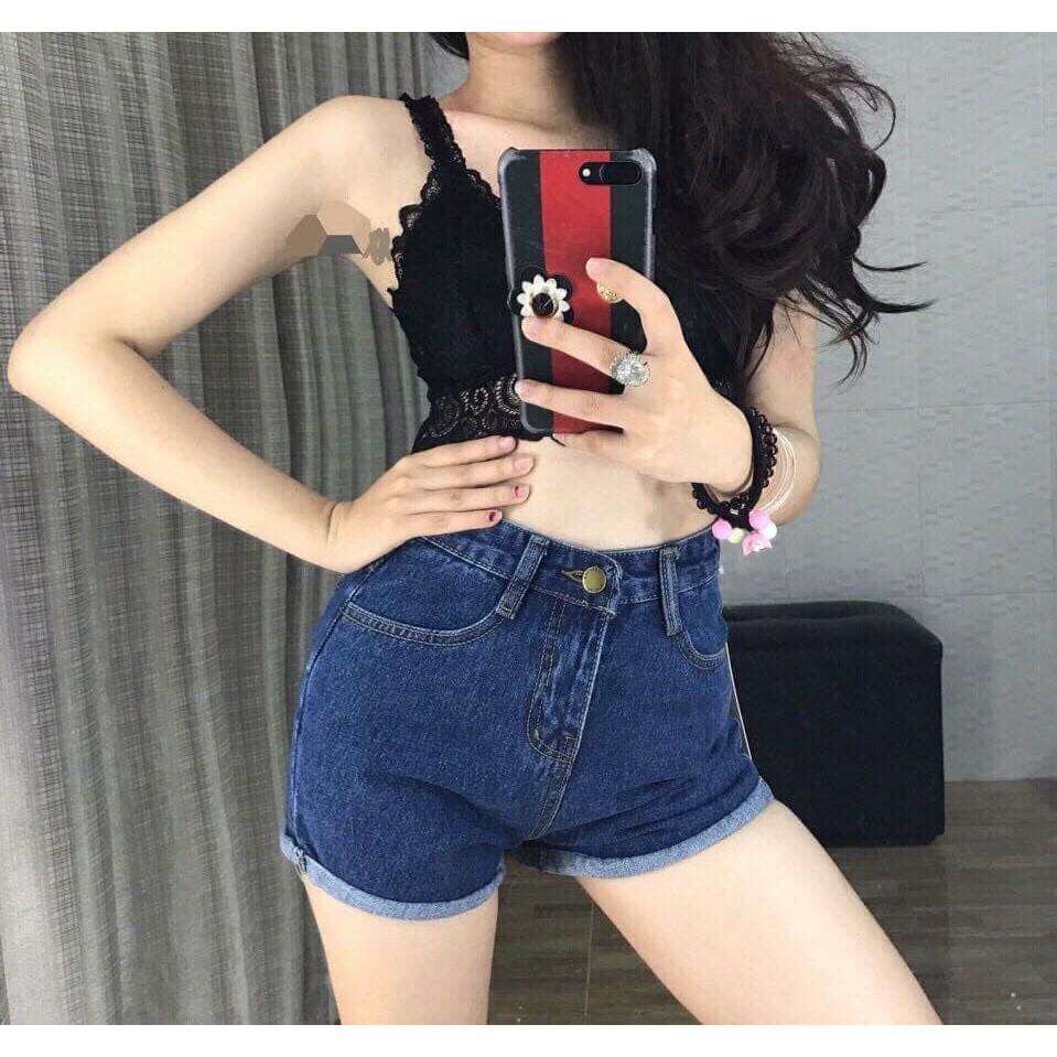 Bán sỉ quần sooc bò gập gấu 5 màu cho nữ x | BigBuy360 - bigbuy360.vn