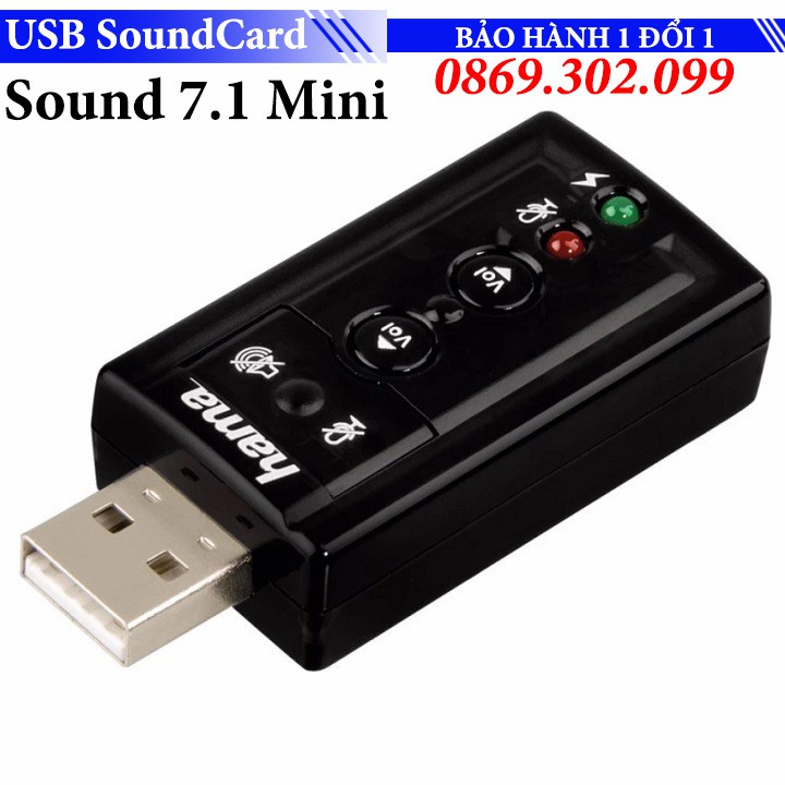 Card USB sound âm thanh 3D Taiwan 7.1