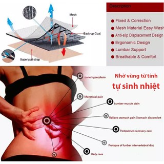 Đai nịt lưng tự nóng N65