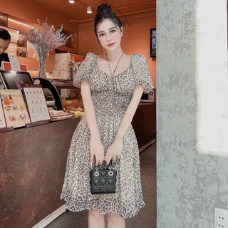 Đầm voan báo cổ yếm