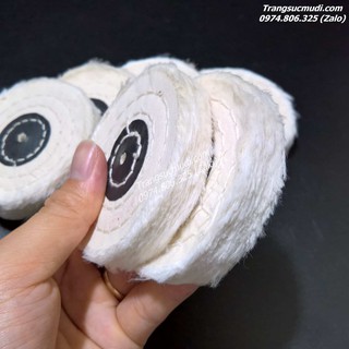 Bánh vải trắng đánh bóng ngọc, đánh bóng mặt phẳng, đánh bóng đá