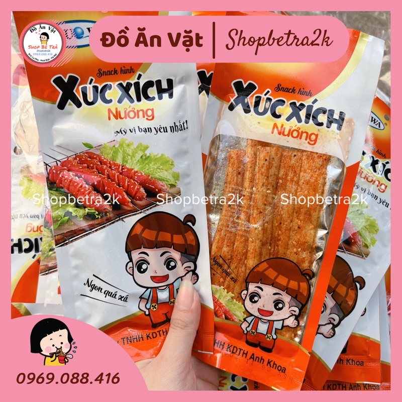 Snack hình xúc xích nướng