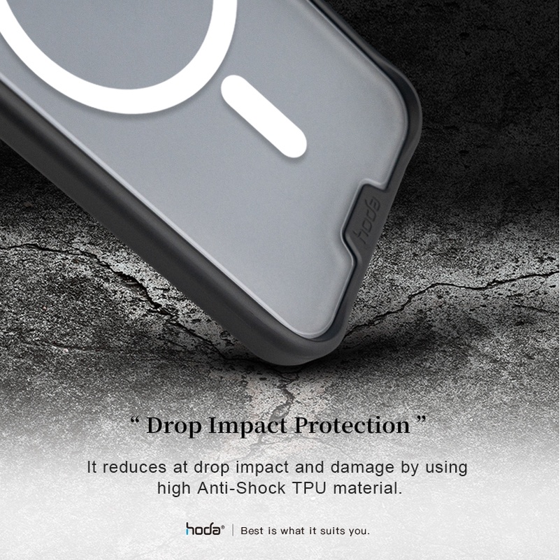 Ốp lưng dành cho iP 13/13 Pro/13 Pro Max HODA Rough With Magnetic