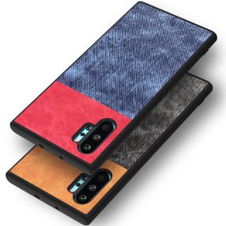 For Samsung Galaxy Note 10 Case Luxury Soft TPU edge+Cloth texture protective Back Cover Case